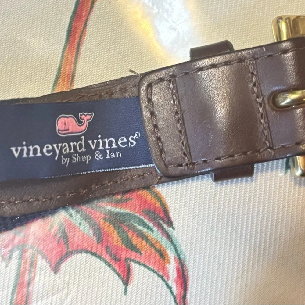 Vineyard Vines belt commemorating the 2018 U.S. shinnecock hills
